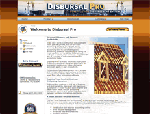 Tablet Screenshot of disbursalpro.com